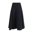 Black Cotton Midi SkirtThe black Jupe Triangle Skirt features a concealed zip closure, flared silhouette, and midi length, offering an essential and feminine look suitable for various occasions Season: AW25 Fit: Regular Composition: 100% Cotton MADE IN RO