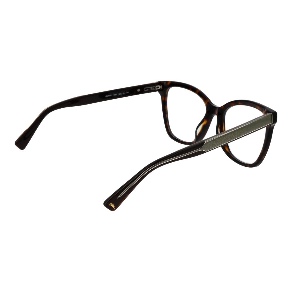 Brown Synthetic Cat Eye Glasses Frames