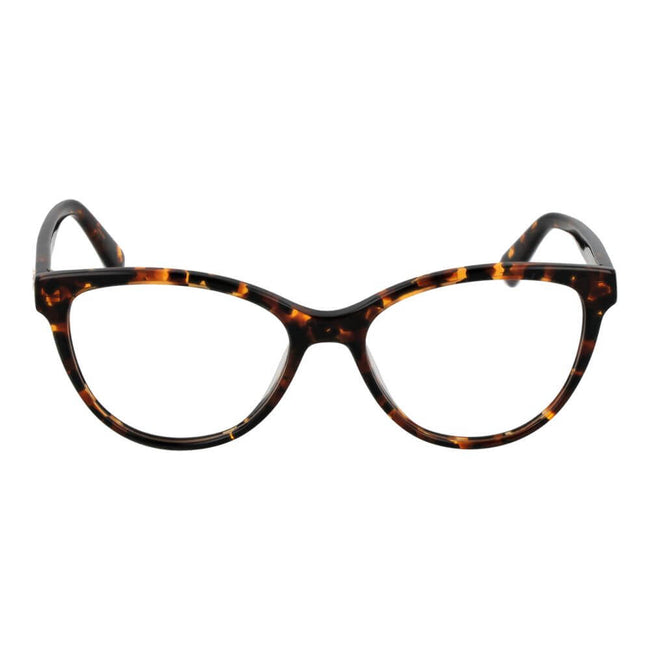 Brown Acetate Glasses (Frames)Gender Women Main color Brown Frame color Brown Frame material Acetate Rim Style Full-Rim Lenses Color Demo glasses Lenses Material Plastic Lenses Effect No Extra Lenses width 52 Size 52-16-140 Lenses Height 41 Bridge width 1