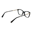 Black Plastic Glasses (Frames)Gender Women Main color Black Frame color Black Rim Style Full-Rim Lenses Color Demo glasses Lenses Material Plastic Lenses Effect No Extra Lenses width 52 Size 52-16-135 Lenses Height 37 Bridge width 16 Frame width 135 Templ