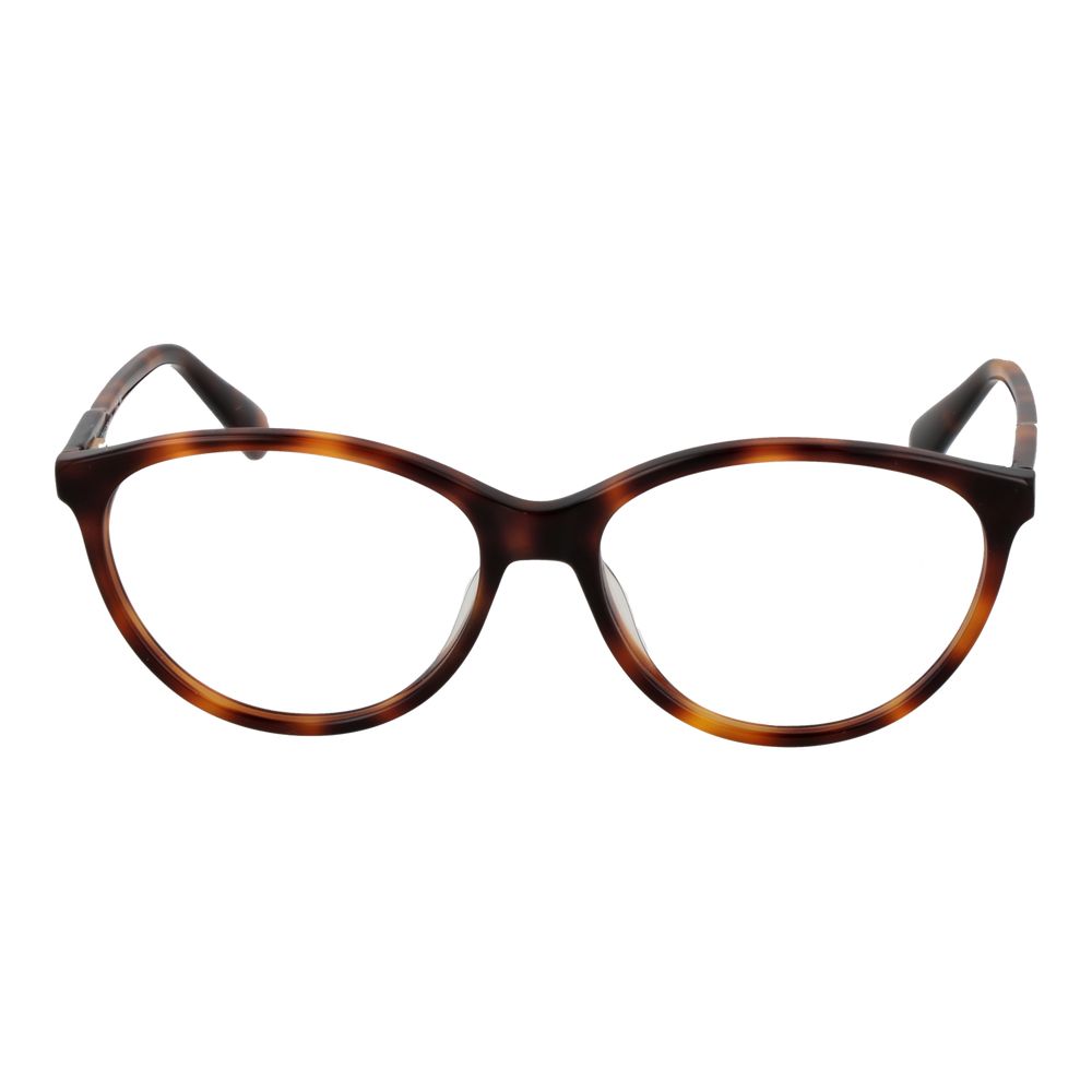 Brown Synthetic Cat Eye Glasses