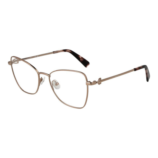 Gold Metal Glasses (Frames)Gender Women Main color Gold Frame color Gold Frame material Metal Rim Style Full-Rim Lenses Color Demo glasses Lenses Material Plastic Lenses Effect No Extra Lenses width 52 Size 52-17-140 Lenses Height 44 Bridge width 17 Frame