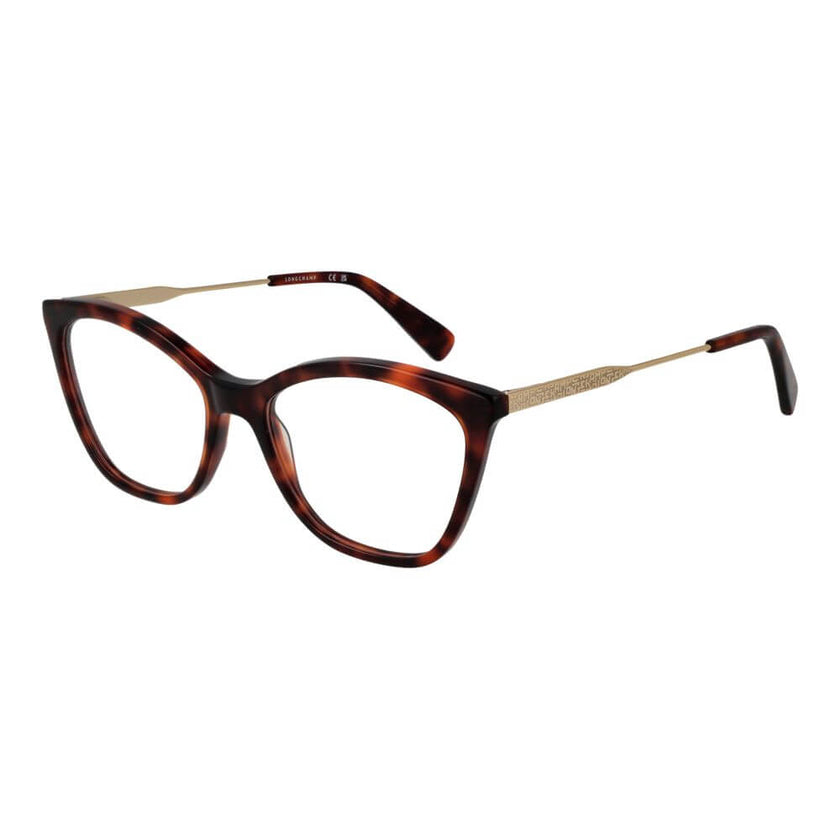 Brown Metal & Plastic Glasses (Frames)Gender Women Main color Brown Frame color Brown Frame material Metal & Plastic Rim Style Full-Rim Lenses Color Demo glasses Lenses Material Plastic Lenses Effect No Extra Lenses width 54 Size 54-17-145 Lenses Height 4