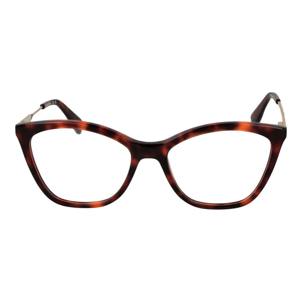 Brown Metal & Plastic Glasses (Frames)Gender Women Main color Brown Frame color Brown Frame material Metal & Plastic Rim Style Full-Rim Lenses Color Demo glasses Lenses Material Plastic Lenses Effect No Extra Lenses width 54 Size 54-17-145 Lenses Height 4
