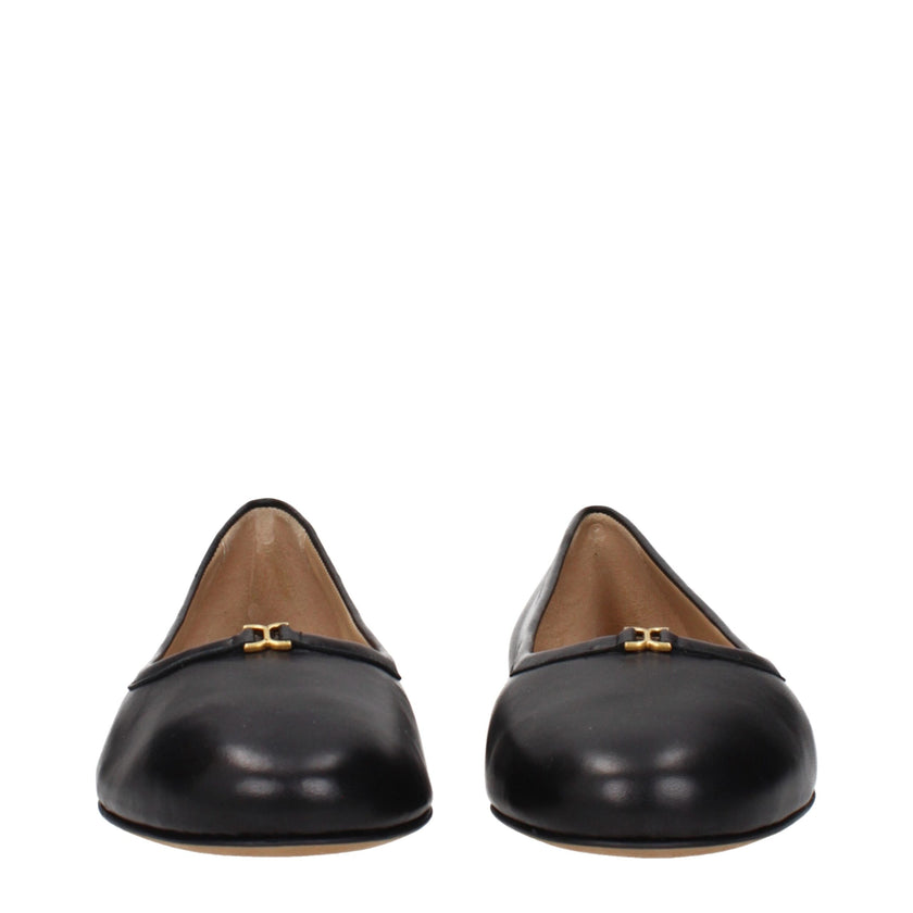 Black Leather Ballet FlatsDescription: The product with MPN CHC24S973H7001 and code F84533 leather in black is a ballet flats designed by Chloé. It has features like front detail.Black Leather Ballet Flats${tagsChloéAulae Black Leather Ballet Flats ChloéA