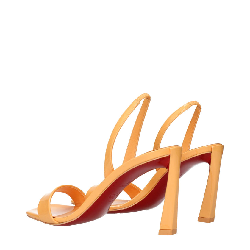 Orange Leather Stiletto Heel SandalsDescription: The product with MPN 1250975O383 and code F84529 patent leather in orange is a sandals designed by Louboutin.Orange Leather Stiletto Heel Sandals${tagsChristian LouboutinAulae Orange Leather Stiletto Heel S