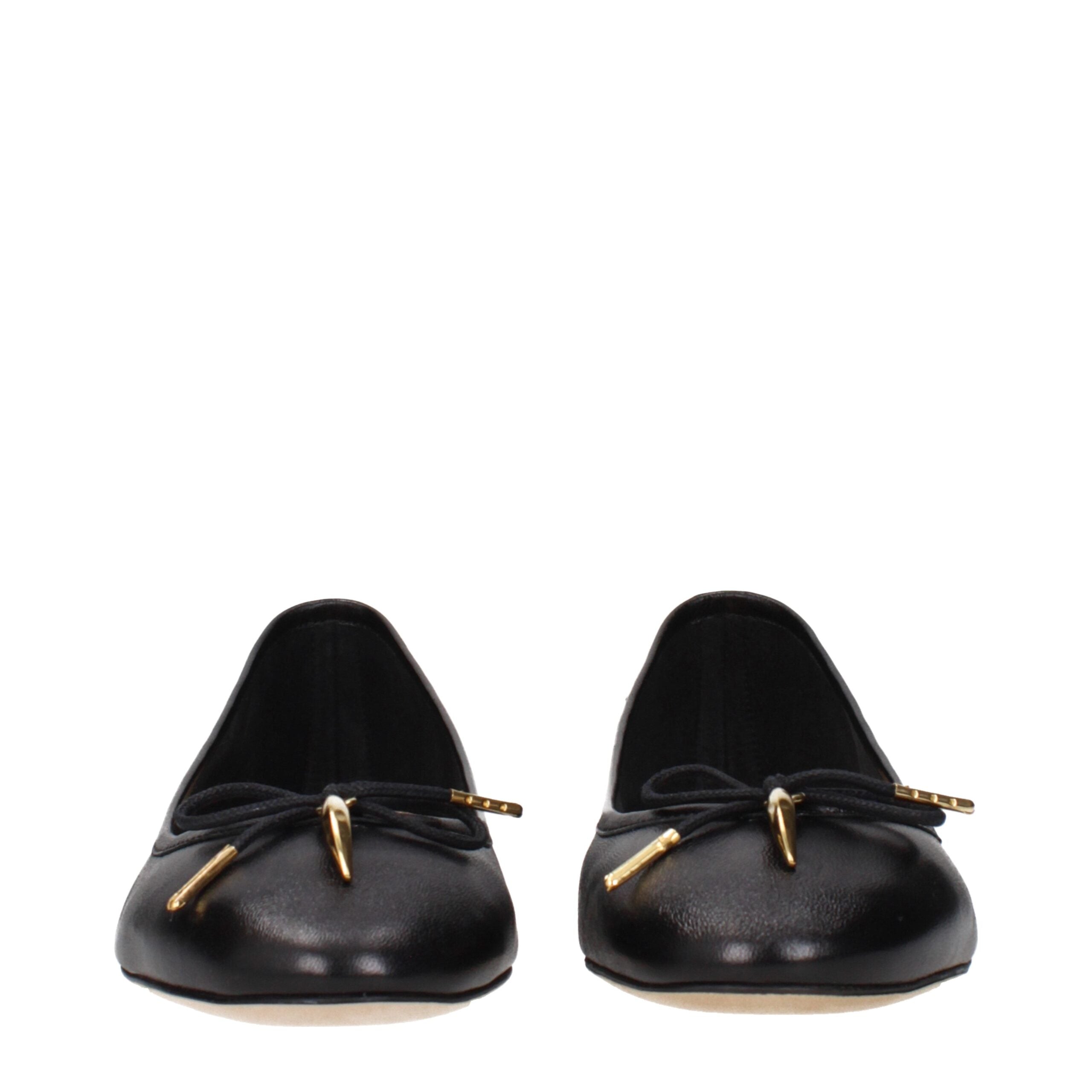 Black Leather Ballet FlatsDescription: The product with MPN CHC25S08HQN001 and code F84532 leather in black is a ballet flats designed by Chloé. It has features like front detail.Black Leather Ballet Flats${tagsChloéAulae Black Leather Ballet Flats ChloéA