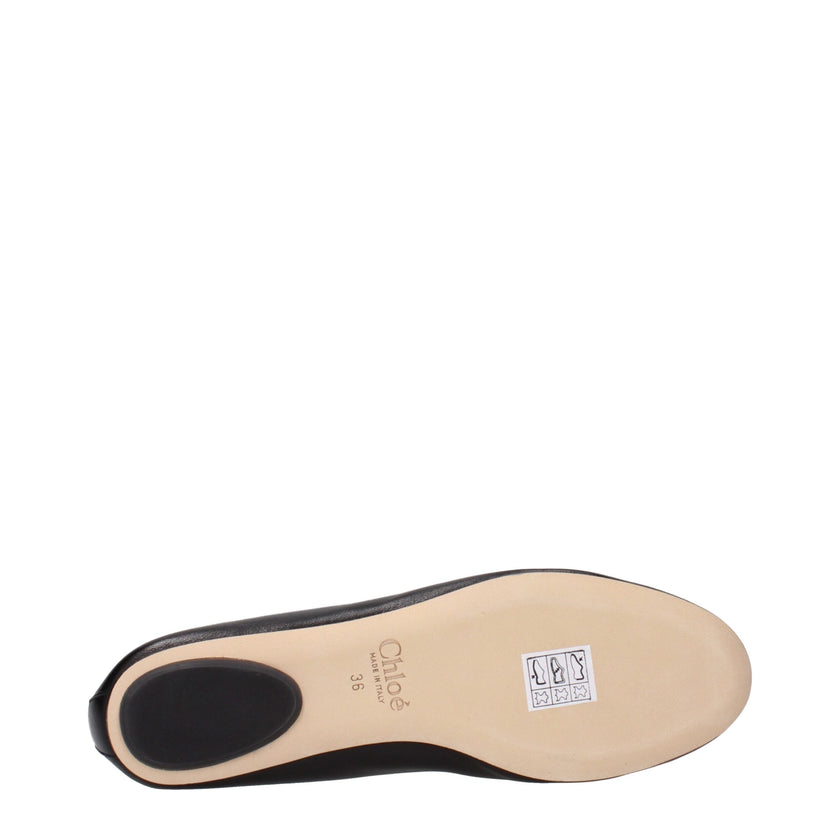 Black Leather Ballet FlatsDescription: The product with MPN CHC25S08HQN001 and code F84532 leather in black is a ballet flats designed by Chloé. It has features like front detail.Black Leather Ballet Flats${tagsChloéAulae Black Leather Ballet Flats ChloéA
