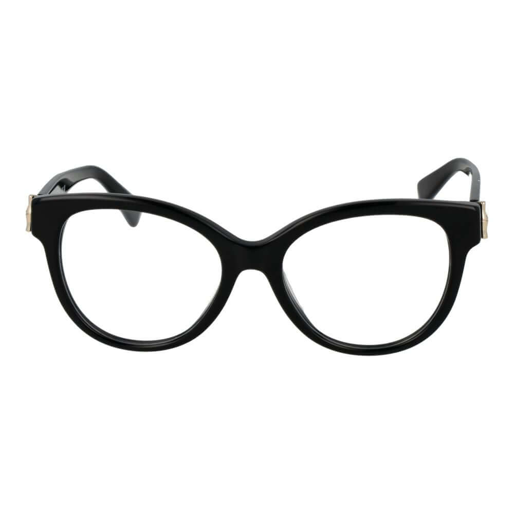 Black Acetate Glasses (Frames)Gender Women Main color Black Frame color Black Frame material Acetate Rim Style Full-Rim Lenses Color Demo glasses Lenses Material Plastic Lenses Effect No Extra Lenses width 52 Size 52-17-140 Lenses Height 46 Bridge width 1