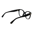 Black Acetate Glasses (Frames)Gender Women Main color Black Frame color Black Frame material Acetate Rim Style Full-Rim Lenses Color Demo glasses Lenses Material Plastic Lenses Effect No Extra Lenses width 52 Size 52-17-140 Lenses Height 46 Bridge width 1