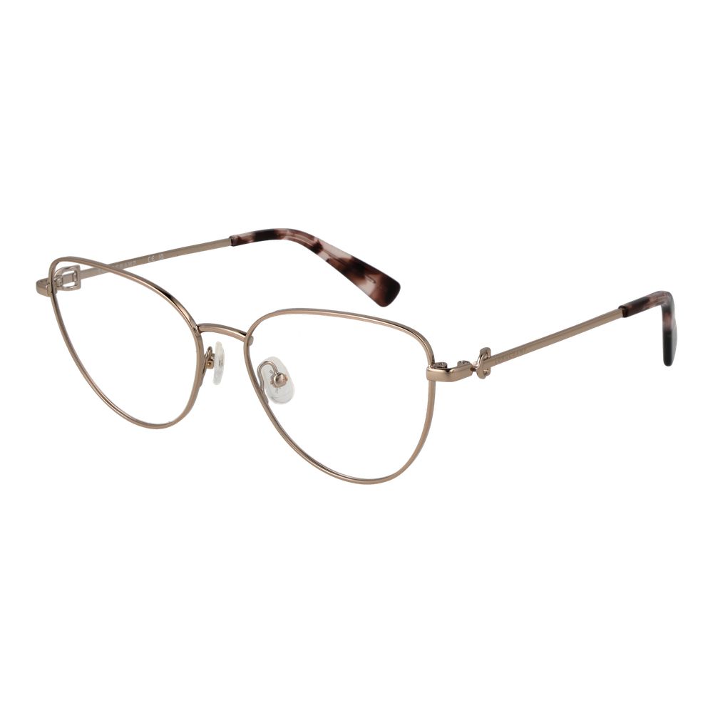 Gold Synthetic Cat Eye Glasses Frames