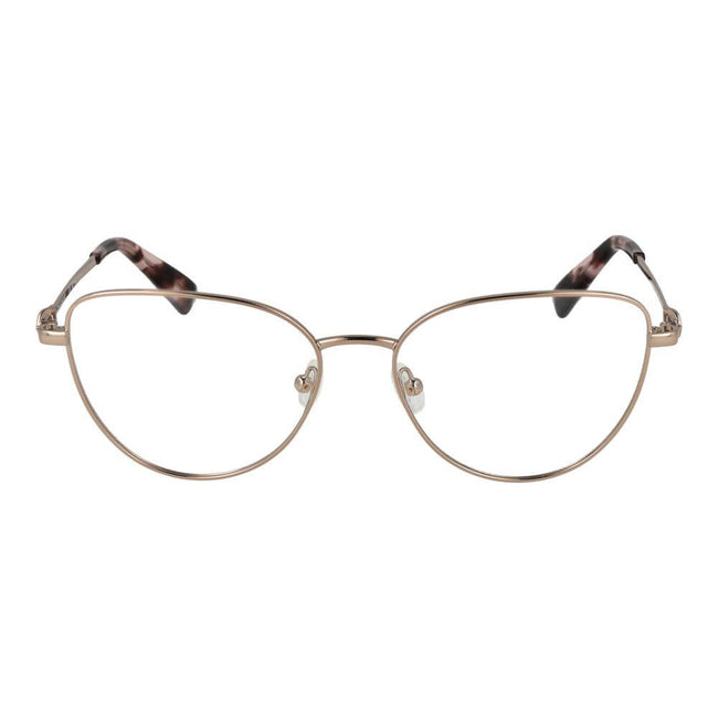 Gold Metal Glasses (Frames)Gender Women Main color Gold Frame color Gold Frame material Metal Rim Style Full-Rim Lenses Color Demo glasses Lenses Material Plastic Lenses Effect No Extra Lenses width 54 Size 54-16-140 Lenses Height 45 Bridge width 16 Frame