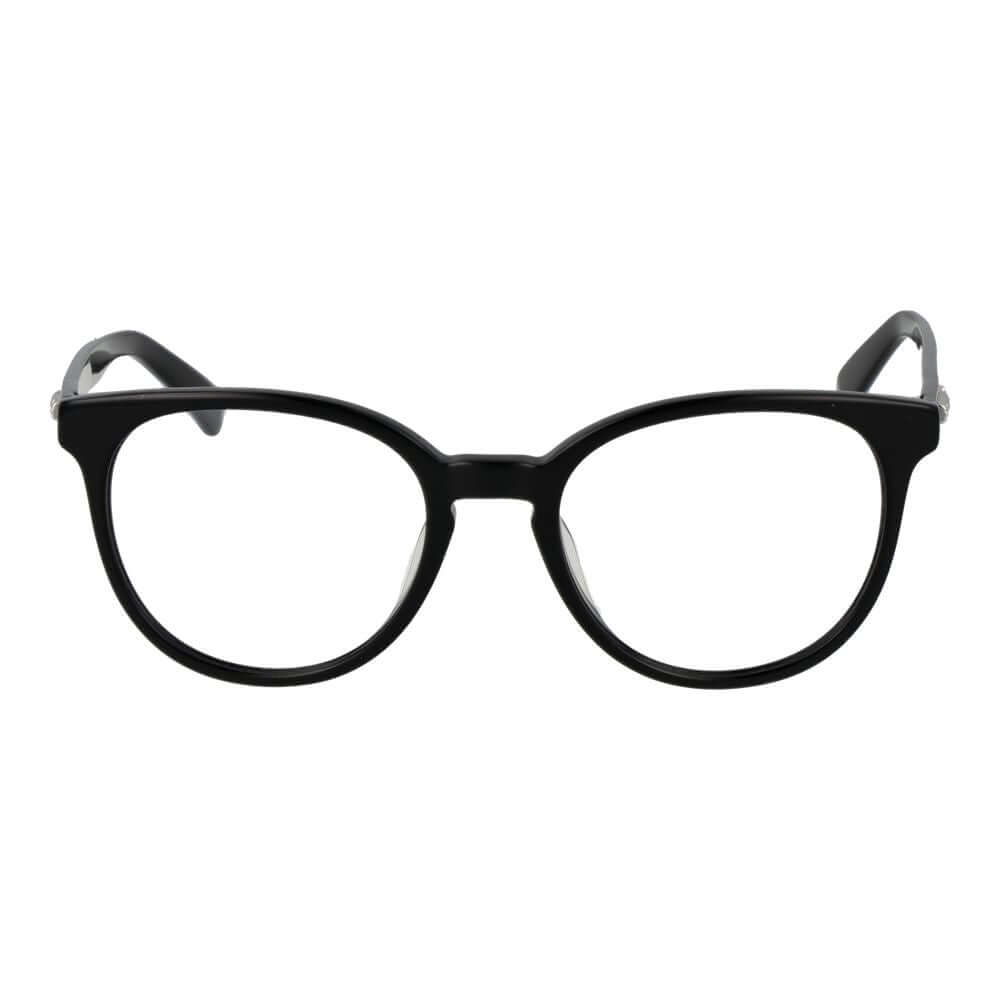 Black Cellulose Acetate Glasses (Frames)Gender Women Main color Black Frame color Black Frame material Cellulose Acetate Rim Style Full-Rim Lenses Color Demo glasses Lenses Material Plastic Lenses Effect No Extra Lenses width 51 Size 51-19-140 Lenses Heig