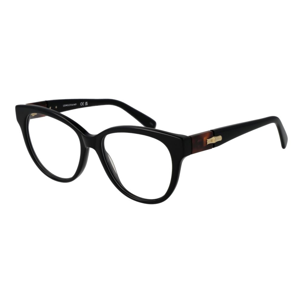 Black Synthetic Full-Rim Glasses Frames for Women