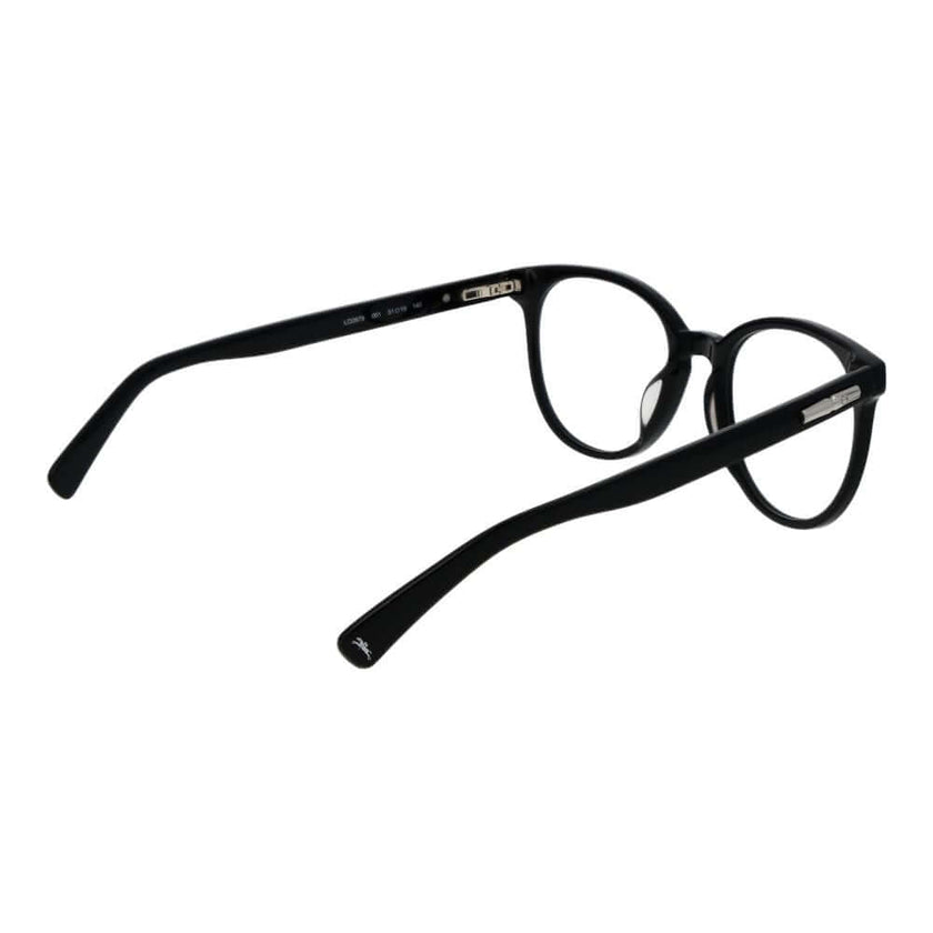 Black Cellulose Acetate Glasses (Frames)Gender Women Main color Black Frame color Black Frame material Cellulose Acetate Rim Style Full-Rim Lenses Color Demo glasses Lenses Material Plastic Lenses Effect No Extra Lenses width 51 Size 51-19-140 Lenses Heig