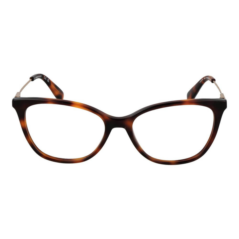 Brown Metal Glasses (Frames)Gender Women Main color Brown Frame color Brown Frame material Metal Rim Style Full-Rim Lenses Color Demo glasses Lenses Material Plastic Lenses Effect No Extra Lenses width 53 Size 53-16-140 Lenses Height 39 Bridge width 16 Fr