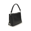 Black Calf Leather Bos Taurus Shoulder BagThe Lui Large Shoulder Bag by Fendi is an elegant and versatile accessory, designed for a contemporary and refined style. It features a soft construction and carefully crafted details, such as the long double-slid