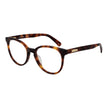 Brown Cellulose Acetate Glasses (Frames)Gender Women Main color Brown Frame color Brown Frame material Cellulose Acetate Rim Style Full-Rim Lenses Color Demo glasses Lenses Material Plastic Lenses Effect No Extra Lenses width 51 Size 51-19-140 Lenses Heig