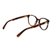 Brown Cellulose Acetate Glasses (Frames)Gender Women Main color Brown Frame color Brown Frame material Cellulose Acetate Rim Style Full-Rim Lenses Color Demo glasses Lenses Material Plastic Lenses Effect No Extra Lenses width 51 Size 51-19-140 Lenses Heig