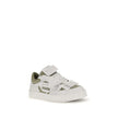 White Leather Low Top SneakersThe Low Top 3.0 Off Court Sneakers by Off-White are crafted from white leather and represent a perfect blend of street style and the brand’s iconic details. They feature a low-top silhouette with a round toe, perforated detai