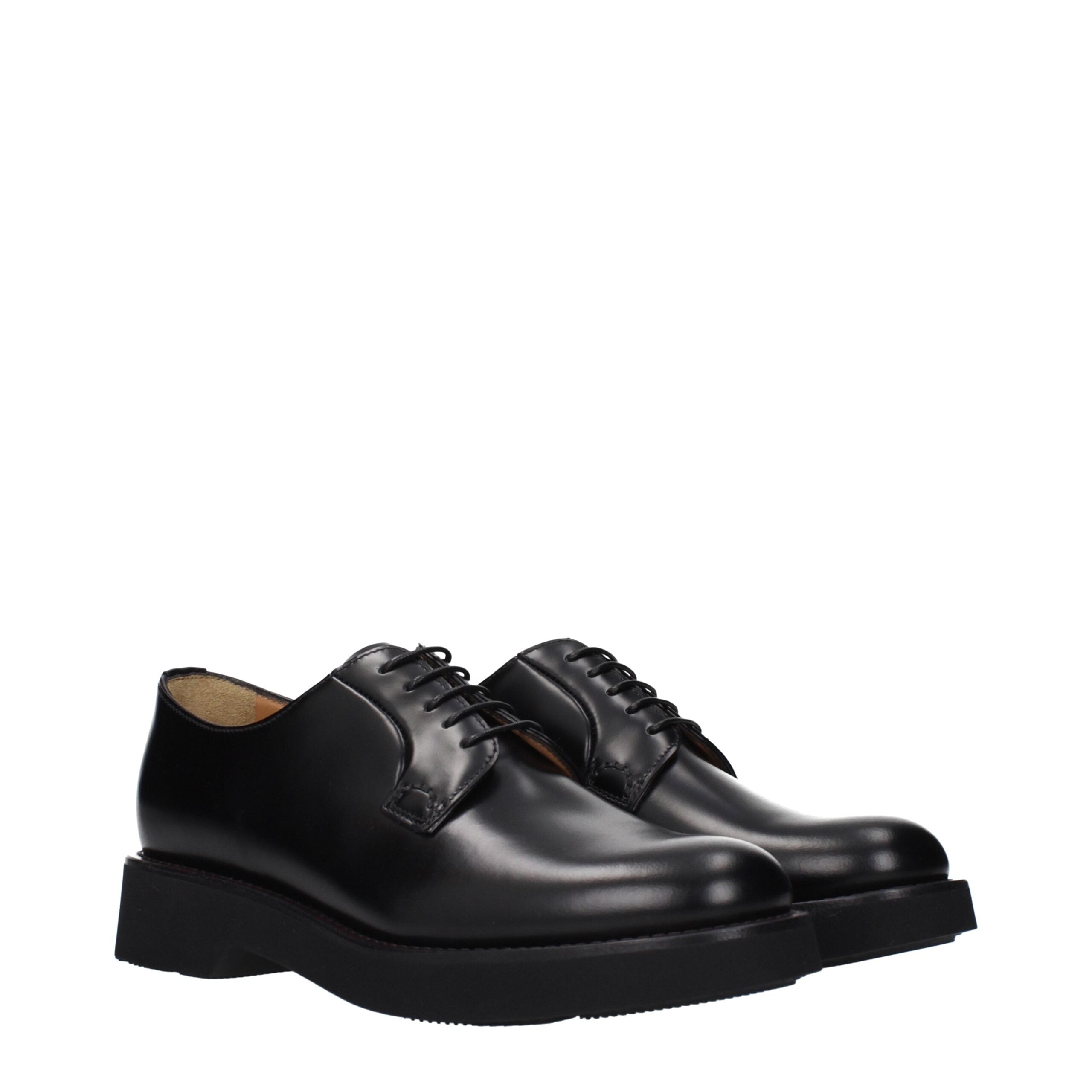 Schwarze Oxfords & Derbys aus Leder von Church’s