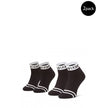 Black Cotton SockExperience the comfort and timeless style of Calvin Klein QUARTER 2P LOGO women’s socks. This convenient 2-pack combines quality with iconic design: the Calvin Klein logo stands out on the elastic band, adding a distinctive touch to any o