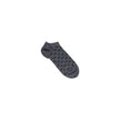Gray Elastane SocksCalvin Klein SNEAKER 2P ALL OVER 701218715 men’s low-cut socks are the perfect choice for those seeking comfort and style every day. This set includes two pairs: one with a solid color and contrasting cuff, and one featuring the iconic