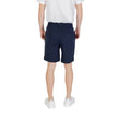 Blue Cotton Bermuda ShortsThe Boss Sewalk 10234591 02 50511726 men’s bermuda shorts are crafted from 100% cotton, ensuring exceptional comfort and breathability, perfect for warm seasons. Featuring a regular fit, these shorts come with an elastic waistban