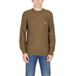 Green Cotton SweaterThe Boss Anion_S 10265864 01 50527584 men’s sweater is a refined knitwear piece, perfect for those seeking both style and comfort. Crafted from a premium blend of 95% cotton and 5% cashmere, it provides exceptional softness and a comfo