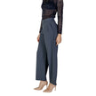 Gray Recycled Polyester PantThe Calvin Klein Jeans TAILORED WIDE LEG J20J224849 women’s palazzo trousers embody contemporary elegance and comfort. Featuring a wide, flowing silhouette, these trousers have a high waist with belt loops and front pleats that