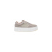Beige Recycled Cotton SneakerThe Calvin Klein Jeans BOLD FLATF LOW MIX YW0YW01638 women’s sneakers combine contemporary style with sustainability. Crafted with an upper made from 60% recycled cotton and 40% cotton, these shoes are perfect for those seekin