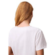 White Recycled Cotton T-ShirtDiscover the short-sleeve t-shirt for women by Calvin Klein Jeans, an essential piece for your summer wardrobe. Made with a composition of 95% recycled cotton and 5% elastane, this t-shirt offers a comfortable fit and excellen