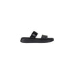 Black Leather SandalDiscover the comfort and style of the Calvin Klein Jeans SANDAL SLIDE DOUBLE. Made from 100% leather, these slide sandals offer timeless elegance and a perfect fit for any summer occasion. Their minimalist silhouette is enhanced by ref