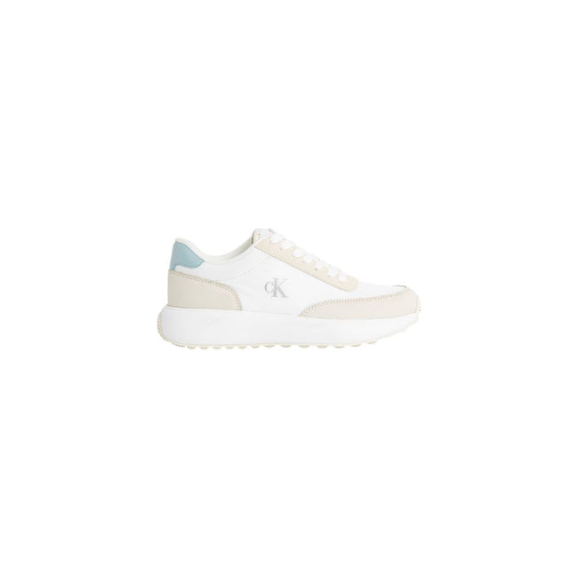 Cream Leather SneakerThe Calvin Klein Jeans ATHLEISURE RUNNER YW0YW01774 women’s sneakers perfectly combine sporty style with urban elegance. Crafted from 100% premium leather, these shoes offer outstanding comfort and long-lasting durability. The design