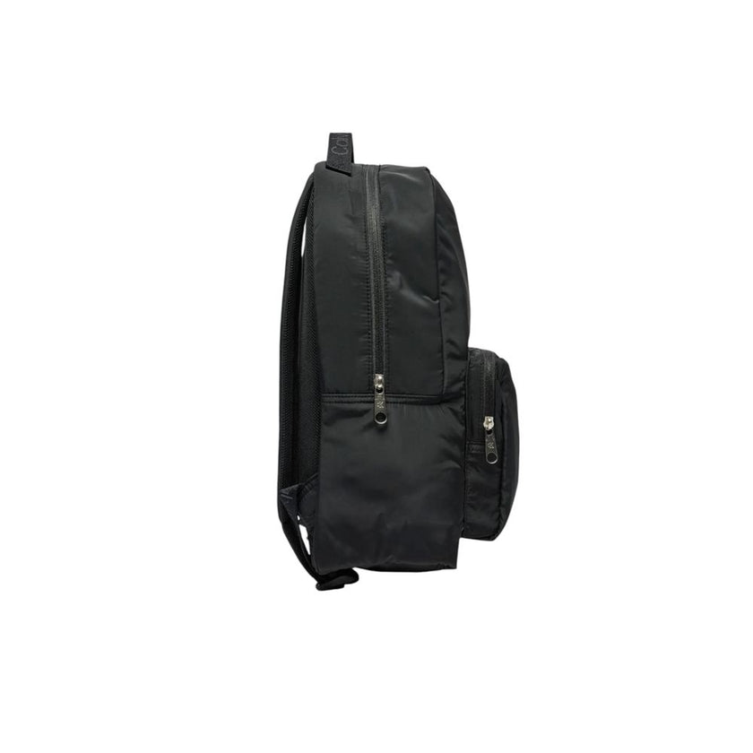 Black Recycled Polyester BackpackDiscover the Ultralight Center Zip backpack by Calvin Klein, a practical and stylish accessory made from 100% recycled polyester. This backpack is designed to provide excellent lightweight functionality without compromisin