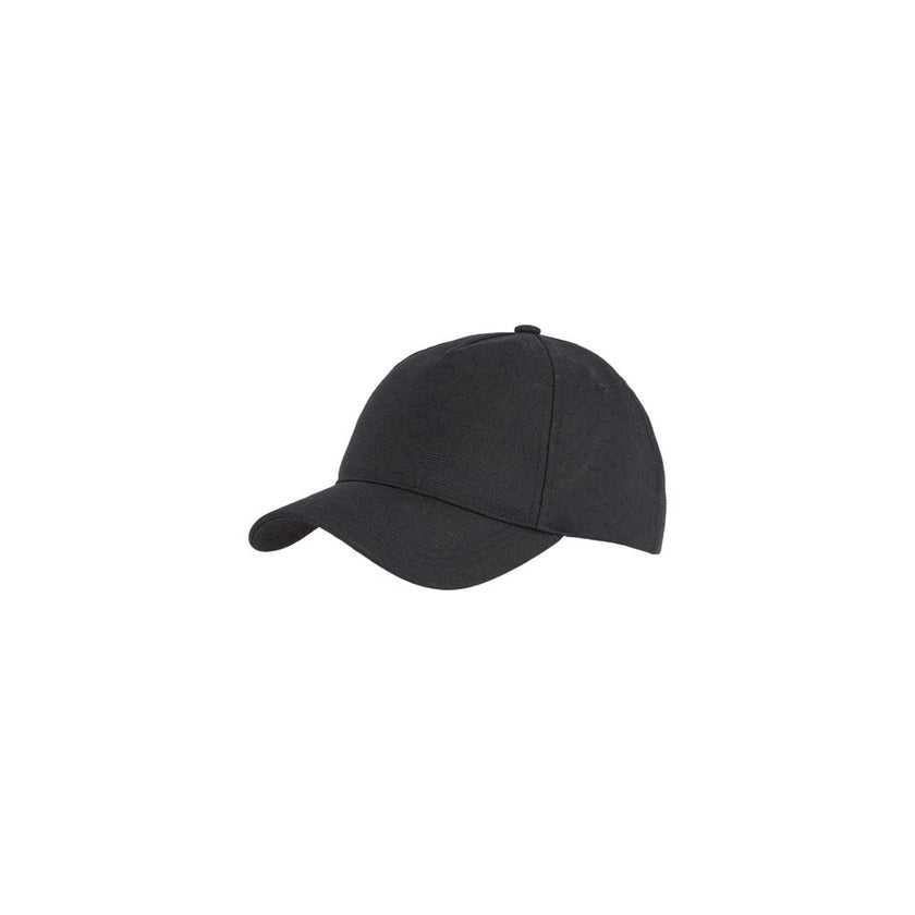 Black Recycled Polyester Cap (Baseball Hat)Discover the women’s visor cap by Calvin Klein, an elegant and practical accessory for any occasion. Made from 100% recycled polyester, this cap not only offers a modern look with its jacquard monogram design but