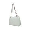 Gray Polyethylene HandbagDiscover the Calvin Klein Jeans SCULPTED CHAIN SHOULDER medium handbag for women, an elegant and versatile accessory perfect for any occasion. Made from 100% polyurethane, this bag combines style and functionality. Its soft struct