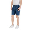 Blue Cotton Bermuda ShortsDiscover the Boss Sariel men’s bermuda and shorts, an essential piece for your summer wardrobe. Made from 97% cotton and 3% elastane/lycra, these shorts provide exceptional comfort and an optimal fit. The modern and versatile des