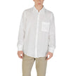 White Linen Dress ShirtDiscover the Boss Relegant long-sleeve shirt for men, an essential piece for your wardrobe. Made from 100% linen, this shirt offers a fresh and lightweight feel, perfect for warmer days. Its elegant design features a comfortable fit