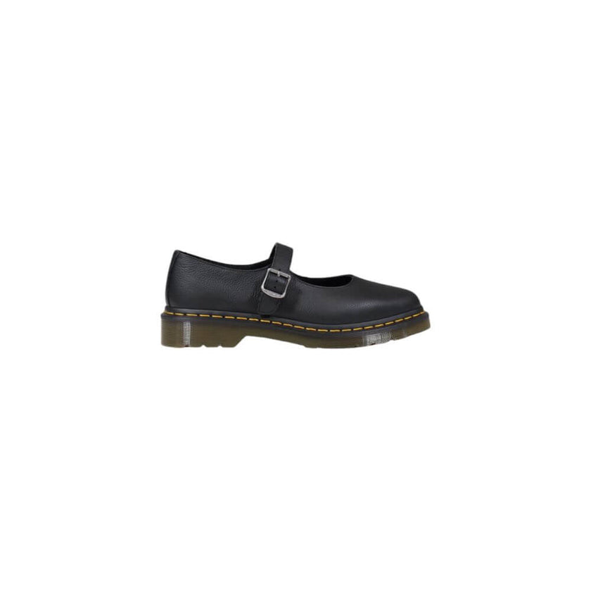 Black Leather Platform PumpsDiscover the Dr. Martens Elphie Mj Virginia low shoes for women, a perfect blend of style and comfort. Made from 100% high-quality leather, these shoes offer exceptional durability and a comfortable fit. The ankle strap design