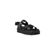 Black Leather SandalThe Dr. Martens Voss II Athena 31558001 women’s sandals are made from 100% high-quality leather, ensuring durability and longevity. This model combines style and comfort, making them perfect for any summer occasion. The rubber sole pro