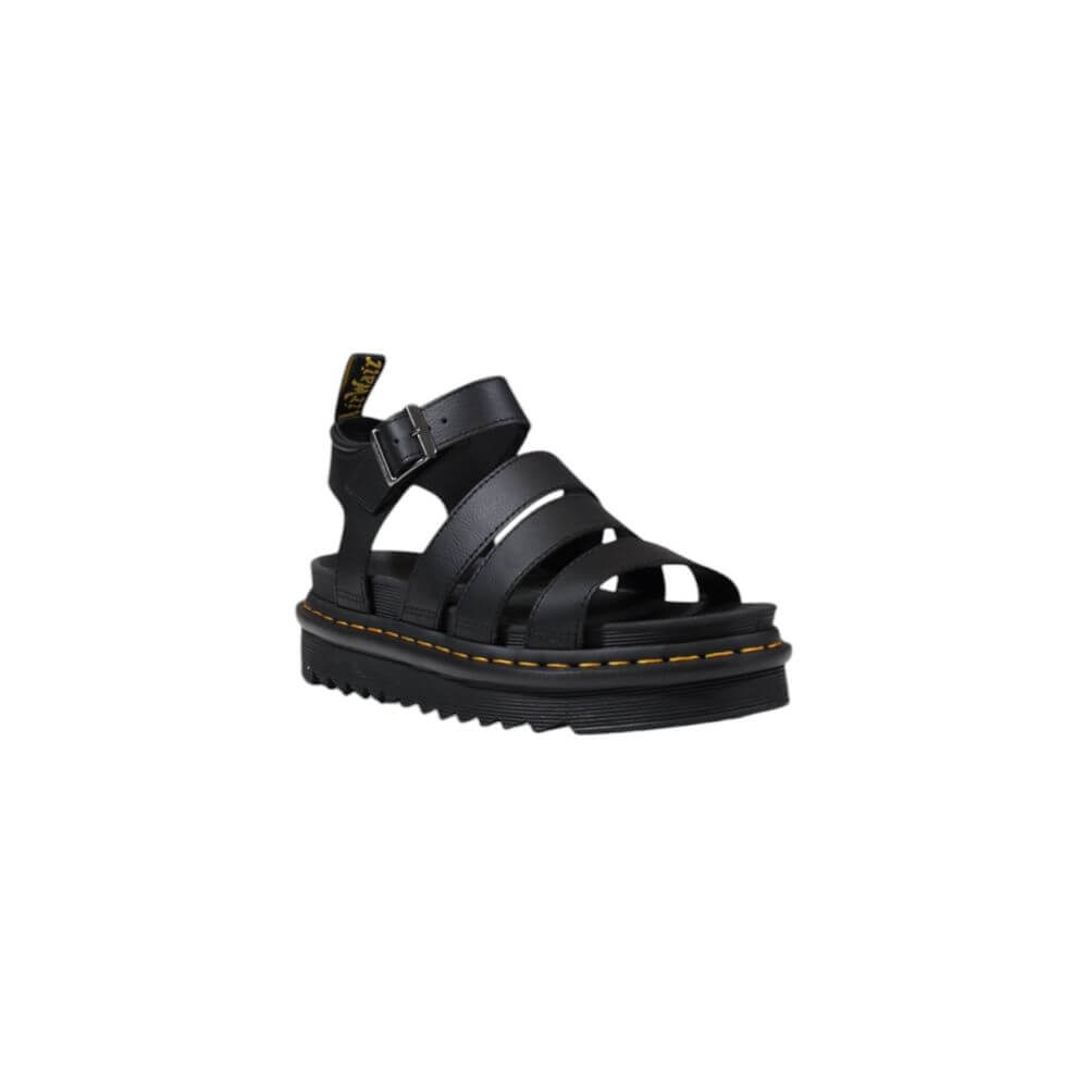 Black Leather SandalThe Dr. Martens Blaire Athena 31520001 women’s sandals are perfect for those seeking comfort and style. Made from 100% leather, these sandals provide a soft and durable fit, ideal for everyday wear. The elegant and contemporary design
