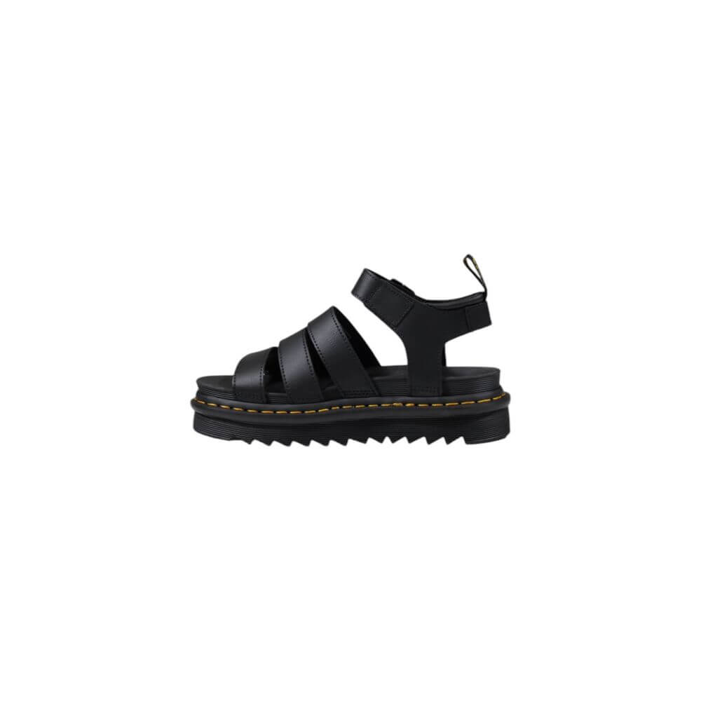 Black Leather SandalThe Dr. Martens Blaire Athena 31520001 women’s sandals are perfect for those seeking comfort and style. Made from 100% leather, these sandals provide a soft and durable fit, ideal for everyday wear. The elegant and contemporary design