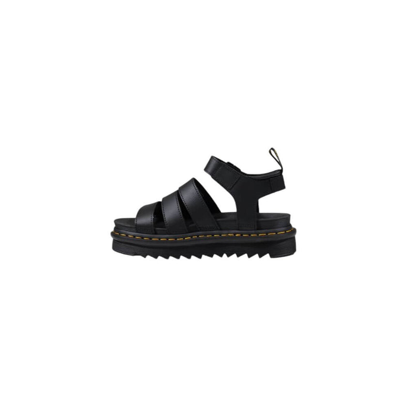 Black Leather SandalThe Dr. Martens Blaire Athena 31520001 women’s sandals are perfect for those seeking comfort and style. Made from 100% leather, these sandals provide a soft and durable fit, ideal for everyday wear. The elegant and contemporary design