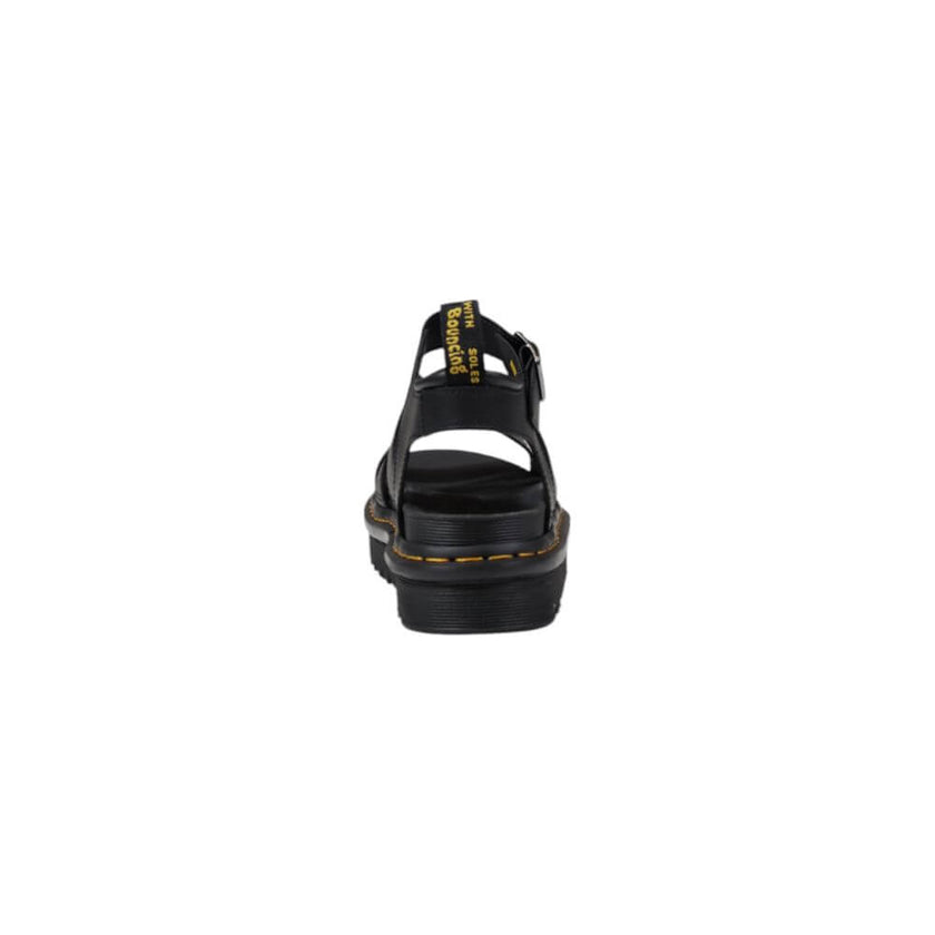 Black Leather SandalThe Dr. Martens Blaire Athena 31520001 women’s sandals are perfect for those seeking comfort and style. Made from 100% leather, these sandals provide a soft and durable fit, ideal for everyday wear. The elegant and contemporary design