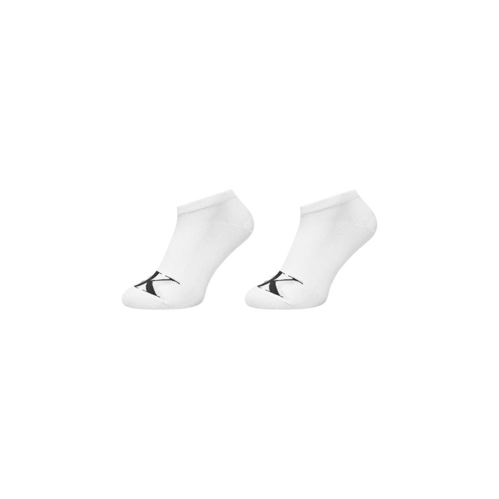 White Cotton SocksDiscover the comfort and style of Calvin Klein Jeans women’s socks 2P MONOGRAM. Made with high-quality materials, these socks are composed of 70% cotton, ensuring unmatched softness, while the 26% polyester provides durability and resist