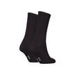 Black Cotton SocksDiscover the comfort and style of Calvin Klein Jeans CKJ WOMEN SOCK 2P MONOGRAM. Made with high-quality materials, these socks consist of 68% cotton, 28% polyester, 3% elastane/lycra, and 1% polyamide, ensuring a perfect fit and a soft f