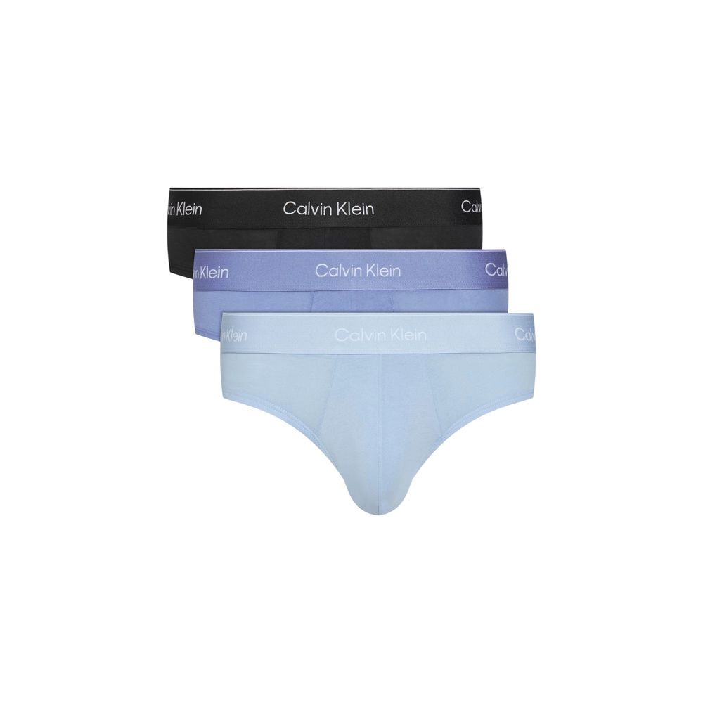 Blue Cotton BriefsDiscover timeless comfort and style with the Calvin Klein Underwear HIP BRIEF men’s slip pack of three. Made from high-quality materials, these briefs are composed of 95% cotton and 5% elastane/lycra, ensuring a perfect fit and a soft fe