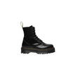 Black Leather Ankle BootsThe Jadon Polished Smooth boots by Dr. Martens are an icon of style and comfort. Made with a 100% leather upper, these boots offer exceptional durability and resistance. The lining, composed of 75% fabric and 25% leather, ensures