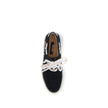 Black Cotton Slip-On LoafersThe Boat Shoes by Dsquared2 combine traditional structure with lightweight materials. Featuring a cotton upper and a white rubber sole, they offer comfort, breathability, and practicality. Ideal for those seeking a relaxed yet